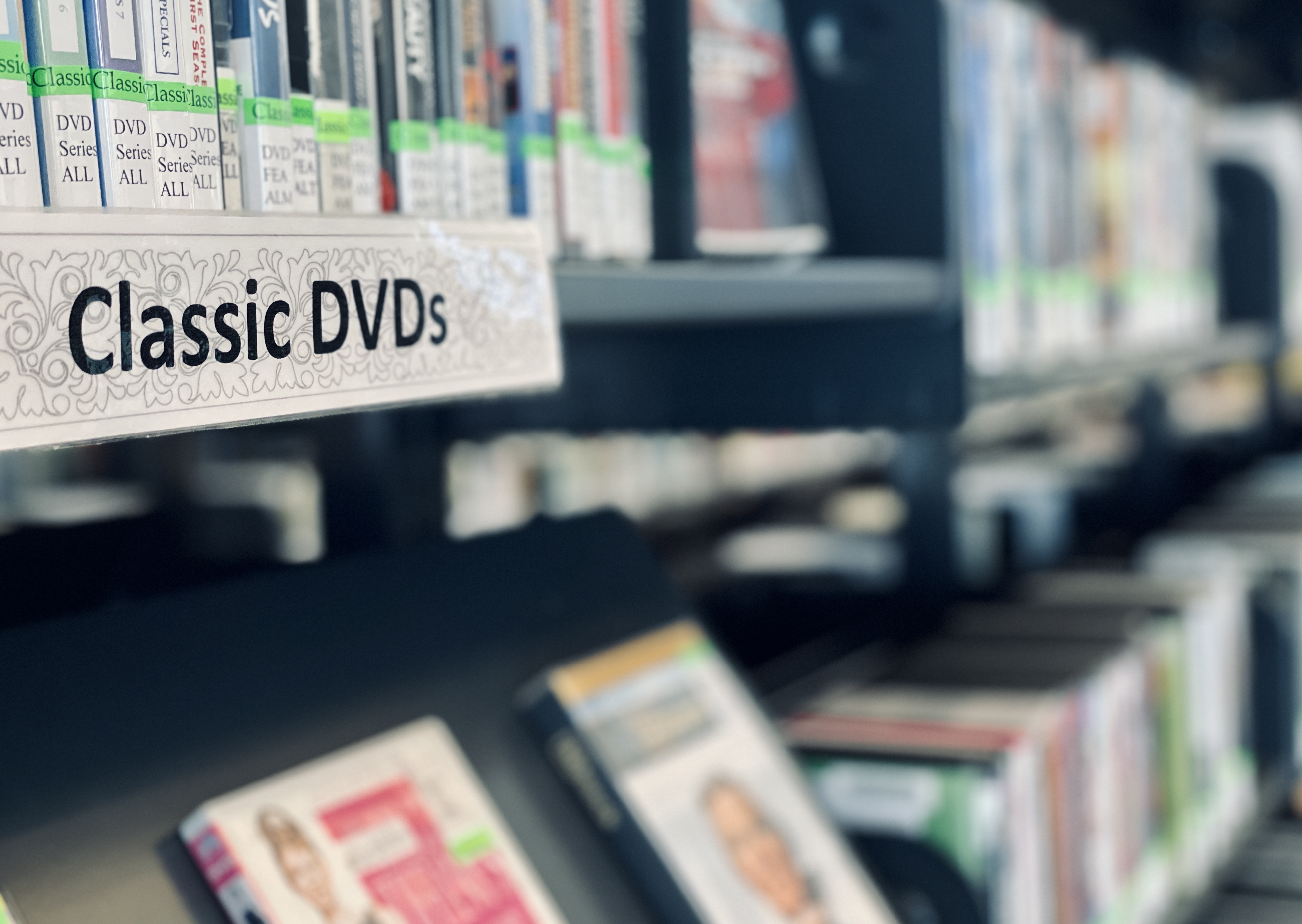 Photo of our Classic DVD Collection
