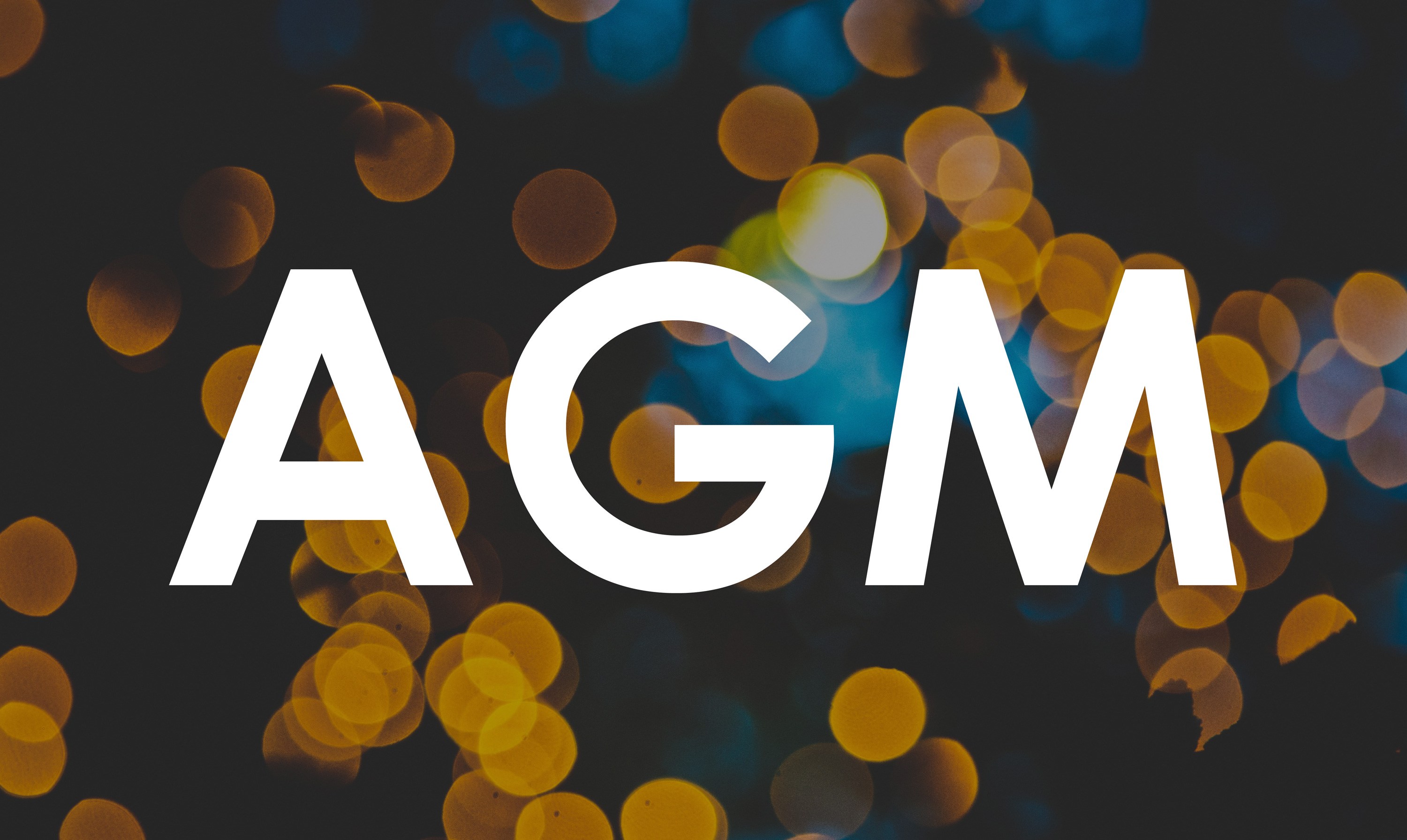 Annual General Meeting sign