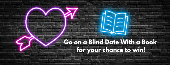 photo of neon heart and book