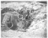 Photo of trenches in chalk country
