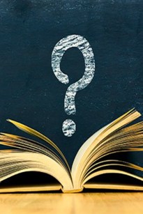 book with a question mark