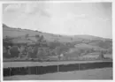 Image of Lamb Bridge from Great Hey fields Musbury Church steeple near top right centre in distance Helmshore