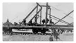 The railway equipment working on the Orillia waterfront.