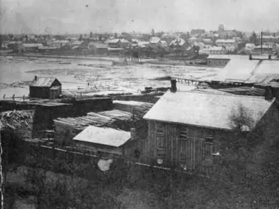 Image of lumbering in Oirllia