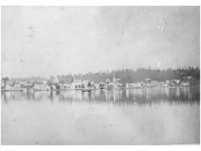 A picture of Orillia from Pumpkin Island