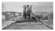 The railway equipment working on the Orillia waterfront.